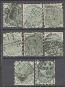 COLLECTION LOT # 2236 GREAT BRITAIN #78 X 8 SOME WITH MINOR FAULT 1880 CV+$108