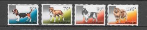 NETHERLANDS ANTILLES #709-12 DOGS MNH