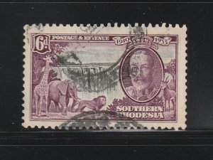 Southern Rhodesia 36 U Waterfall