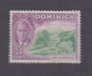 1951 Dominica 121 King George VI