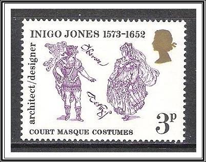 Great Britain #701 Inigo Jones MNH