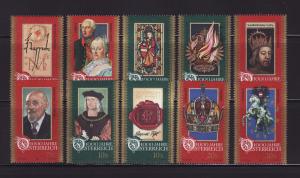 Austria 1710a-1710j Set MNH Various