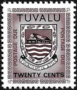 Tuvalu 1981 Postage Due Sc# J5 Mint NH Perf. 14. All Additional Items Ship Free.
