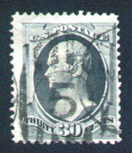 MALACK 165 F/VF JUMBO, nice big stamp t390