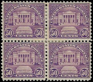 570 Mint,OG,HR... Block of 4... SCV $140.00