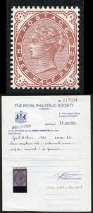 SG167 1 1/2d Venetian Red Superb M/Mint with RPS Cert