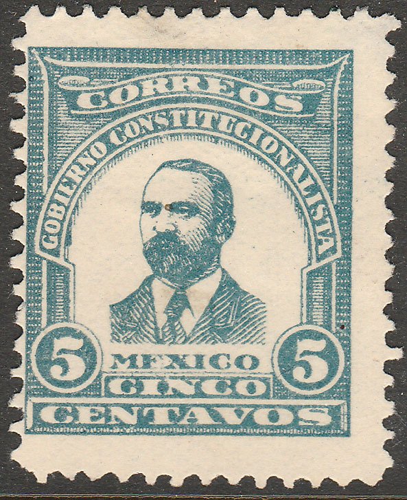 MEXICO 5¢ 1914 MADERO ESSAY, NEVER ISSUED. UNUSED, H ORIGINAL GUM. VF..(1072)