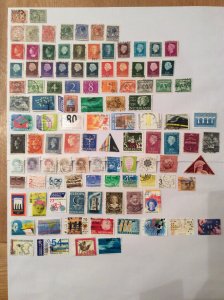 Dutch 100+ stamps - Lot A