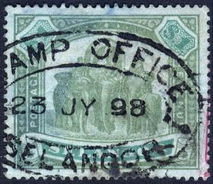 Malaya - Selangor # 36 Used VF CDS Cat $ 90