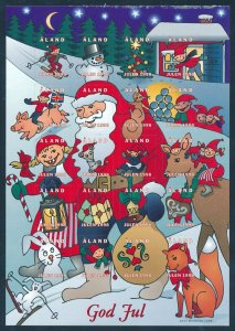 [109502] Aland 1998 Christmas Seals Jul Self adhesive souvenir sheet MNH