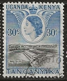 Kenya Uganda  & Tanganyika | Scott # 108 - Used