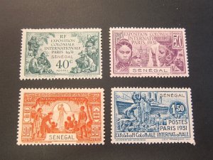 French Senegal 1931 Sc 138-41 set MH