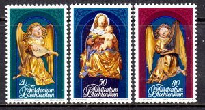 Liechtenstein 1982 Christmas Complete Mint MNH Set SC 751-753