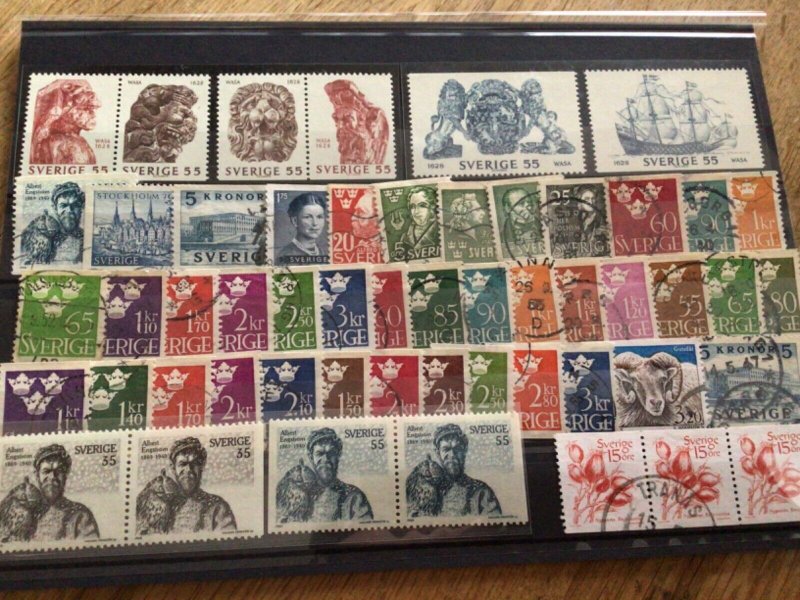 Sweden mounted mint or used stamps  A12383