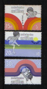 Netherlands Antilles #B119-B121 MNH 1972  child welfare