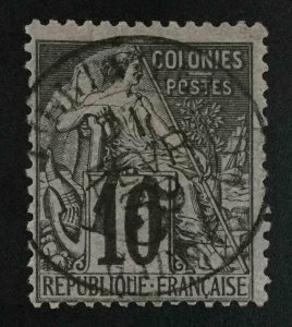 MOMEN: FRENCH GABON SC #6 1888-9 USED LOT #62685