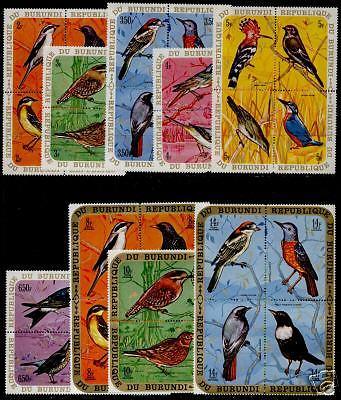 Burundi 337-42,C132-4 MH Birds