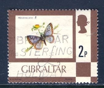 Gibraltar; 1977: Sc. # 342:  Used Single Stamp