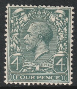 GB Scott 165 - SG379, 1912 Script Cypher 4d MH*