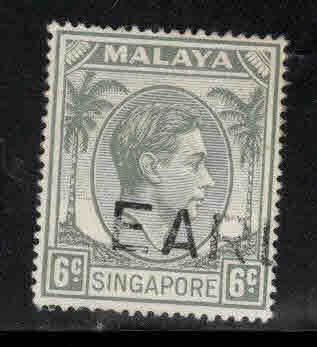 Singapore Scott 6a Used perf 18 stamp