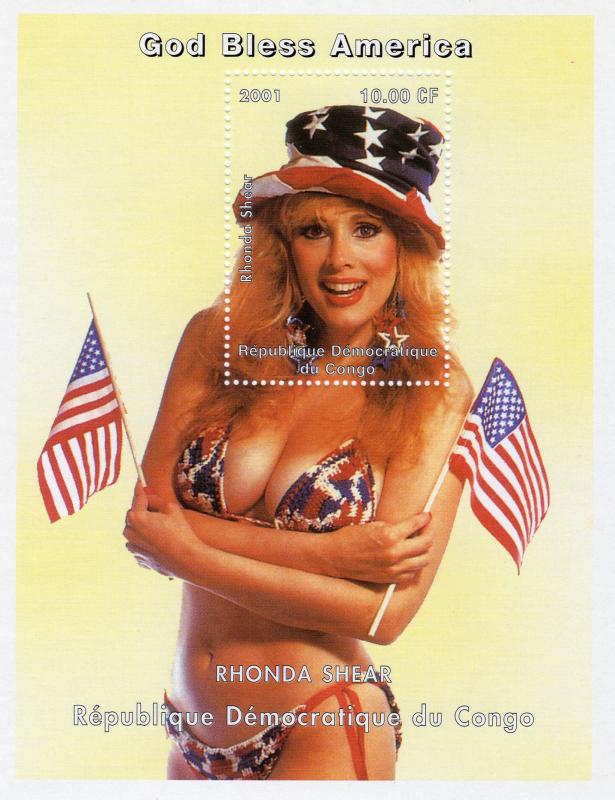 RHONDA SHEAR Actress s/s Perforated Mint (NH)