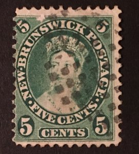 New Brunswick Sc. #8a used, CV $22.50