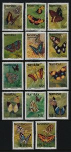 Namibia 742-54 MNH Butterflies