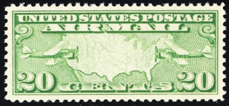 C9, Mint Superb NH 20¢ Post Office Fresh Stamp ** Stuart Katz