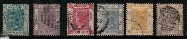 Hong Kong Scott 3,14,39-42 Used (#3,14 small faults) [TG1001]