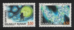 Greenland Nordic Mythology 2v 2004 MNH SG#442-443