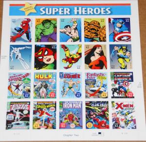 2007 sheet Marvel Comics Super Heroes Chapter 2, Sc#4159