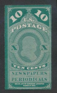 UNITED STATES (US) PR2 UNUSED F-VF 10c NEWSPAPER 