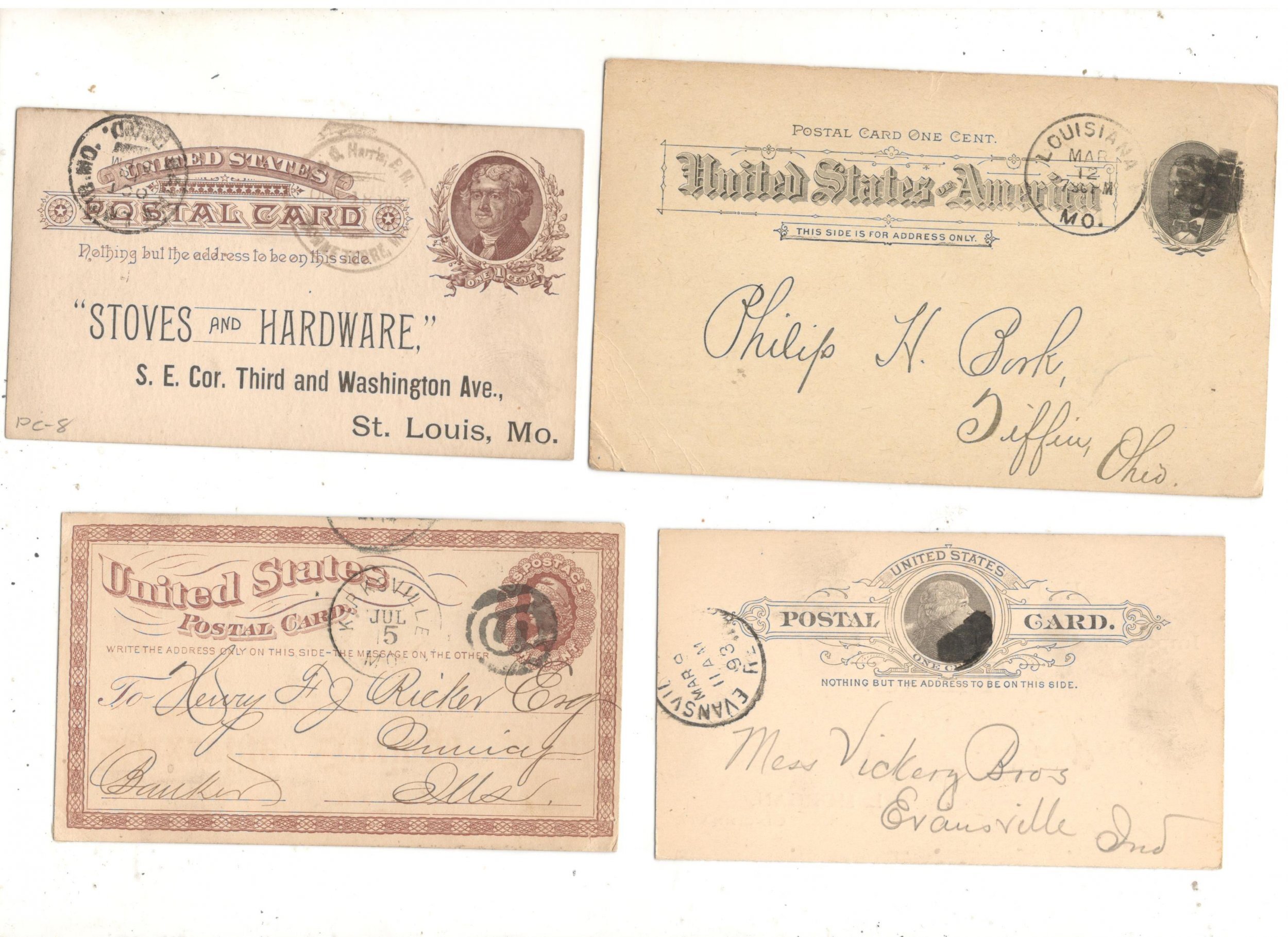 US 1800 S Postal Card Collection United States General Issue Stamp us-1800-s-postal-card-collection-united-states-general-issue-stamp