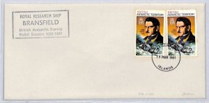 BRITISH ANTARCTIC TERRITORY Cover 1981 {samwells-covers}ZK118