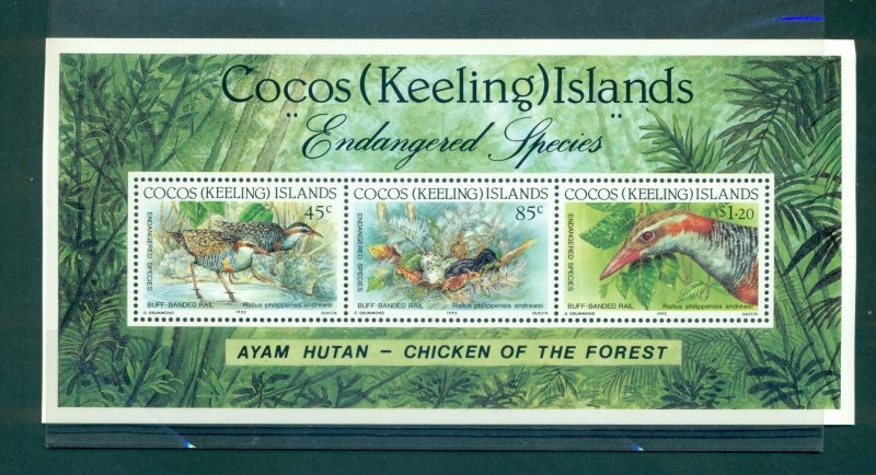 Cocos Is. - Sc# 263. 1992 Birds. MNH $8.00.