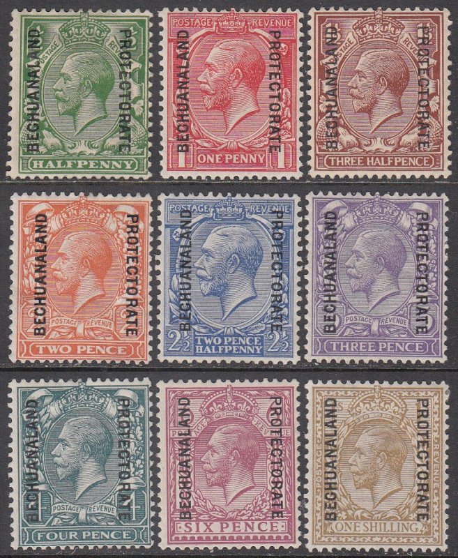 Bechuanaland Protectorate 83-91 MH CV $75.15