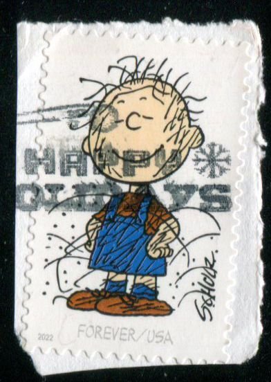 5726e US (60c) Charles M Schulz - Pigpen SA, used on paper