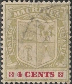 Mauritius, #140 Used From 1910