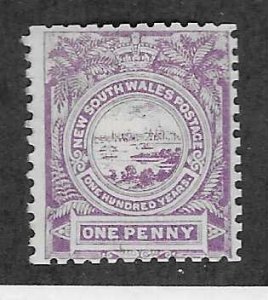 New South Wales #77  1p View of Sydney  (MNG) CV$15.00