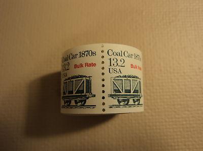 USPS Scott 2259 13.2c 1988 Coal Car 1870s Bulk Rate 200 S...