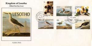 Lesotho - 1985 Birds FDC SG 646-651