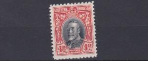 SOUTHERN RHODESIA  1931 - 37    S G 19A   4D  BLACK & VERMILLION   MH 