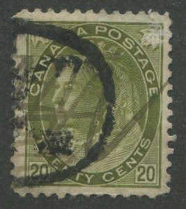 CANADA #84 USED NUMERAL