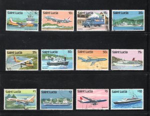 St. Lucia, Scott #504-515   VF, Used, Complete Set,  CV $24.65 .... 6010190