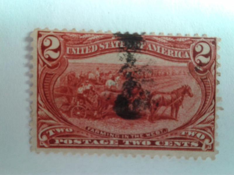 SCOTT # 286 USED TRANS-MISSISSIPPI EXPOSITION ISSUE