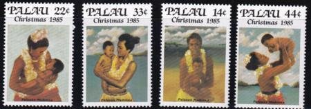 US 90-93 Trust Territories Palau NH VF Christmas