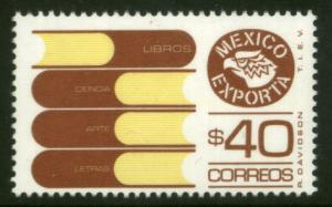 MEXICO Exporta 1131 $40P Books Fosfo Paper 7 MNH