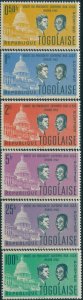 Togo 1962 SG313-318 President Olympio visits USA set MNH