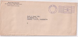 Advertising: World-Wide Research, New York, NY to Sydney, Australia 194x (55766)