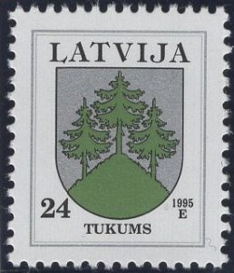 Latvia 1995 MNH Sc 372 24s Tukums Coat of Arms